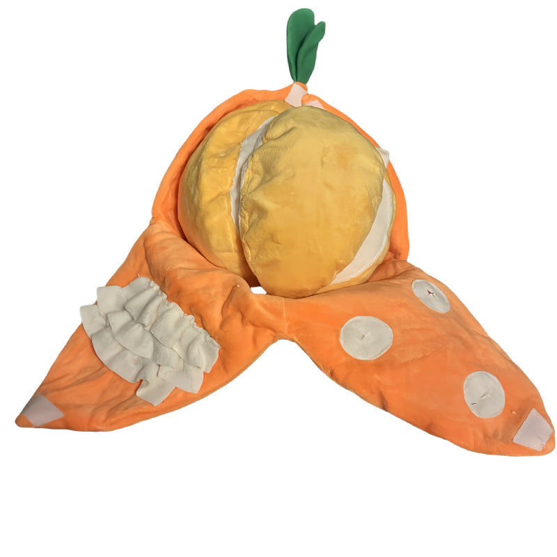 Orange Hide and Seek Plush Dog Toy
