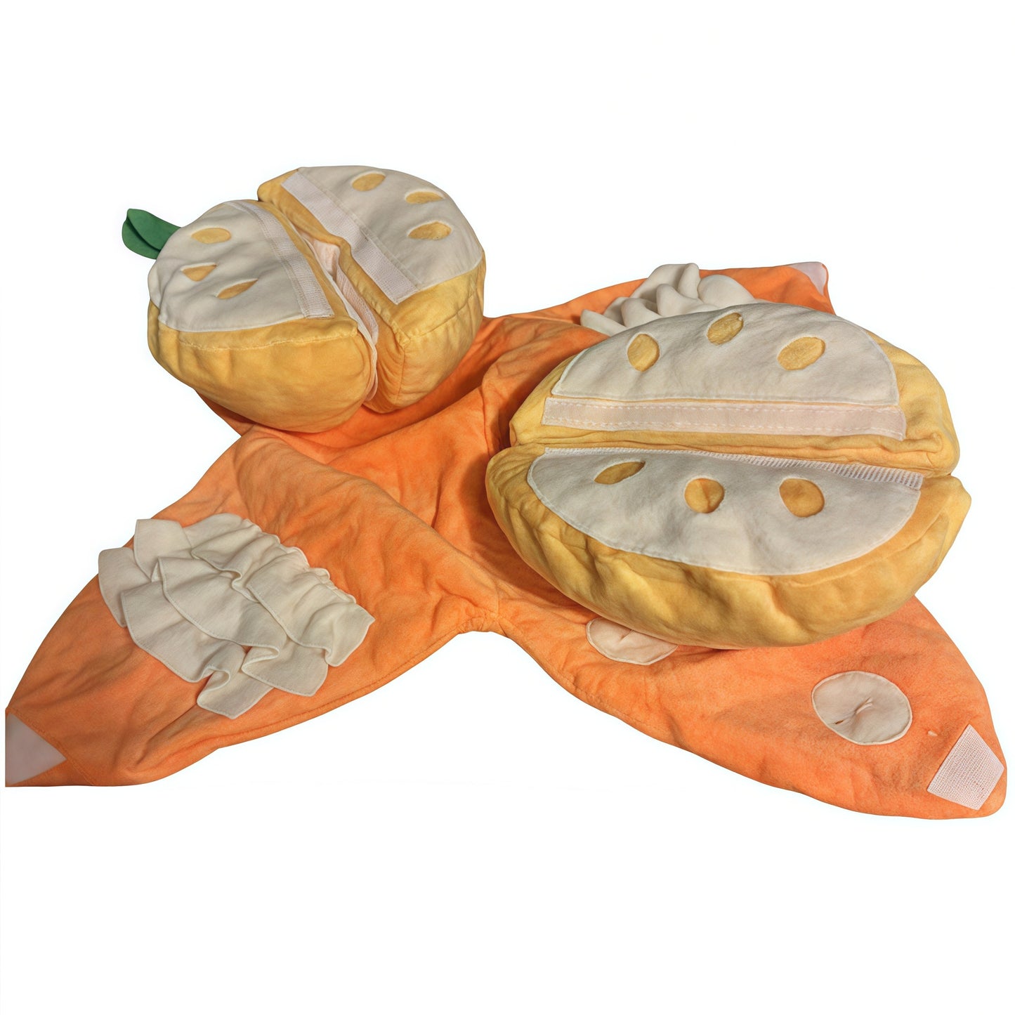 Orange Hide and Seek Plush Dog Toy