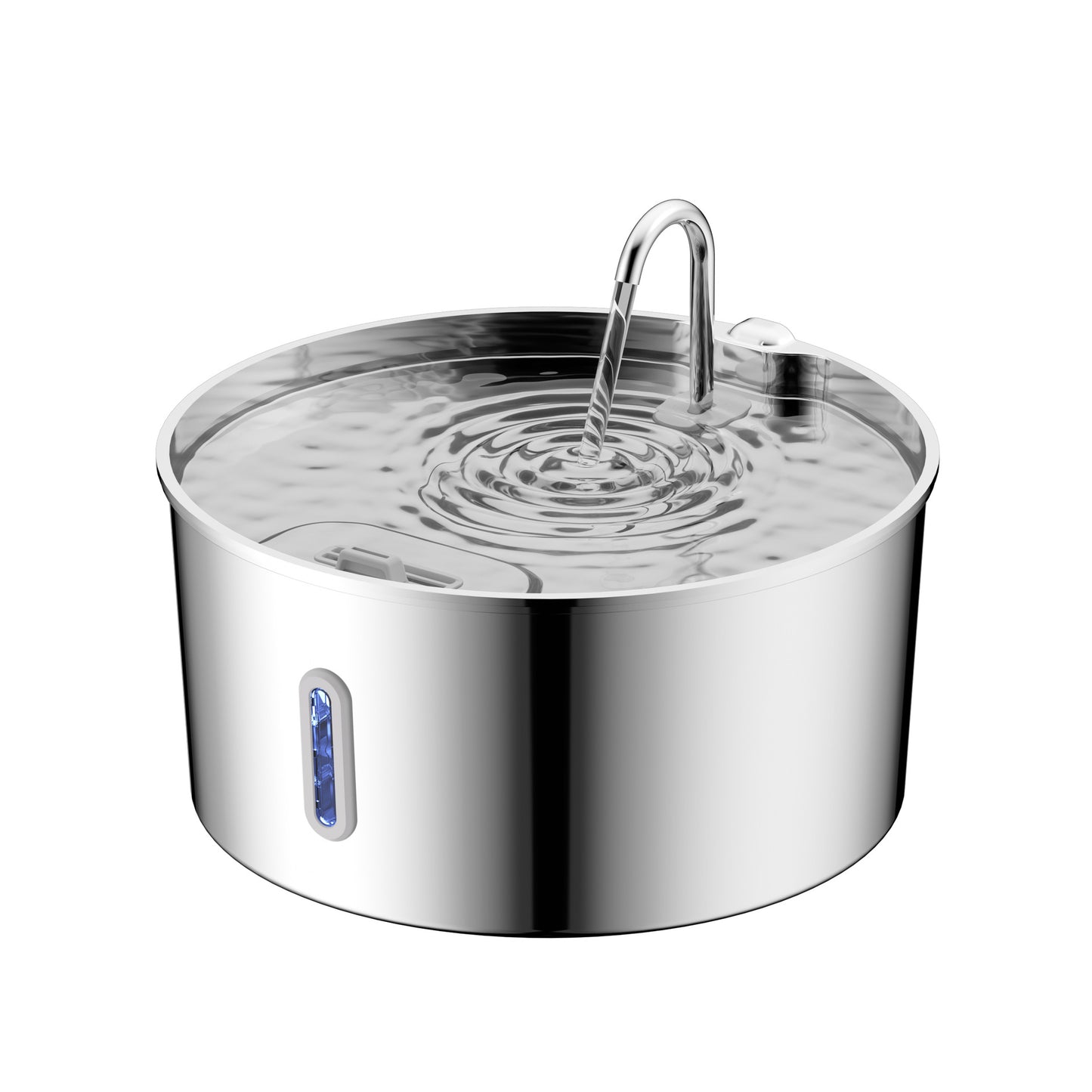 7L Pet Mouth Wet-proof Stainless Steel Large Capacity Floating Bowl