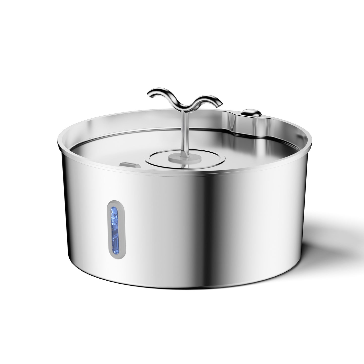 7L Pet Mouth Wet-proof Stainless Steel Large Capacity Floating Bowl